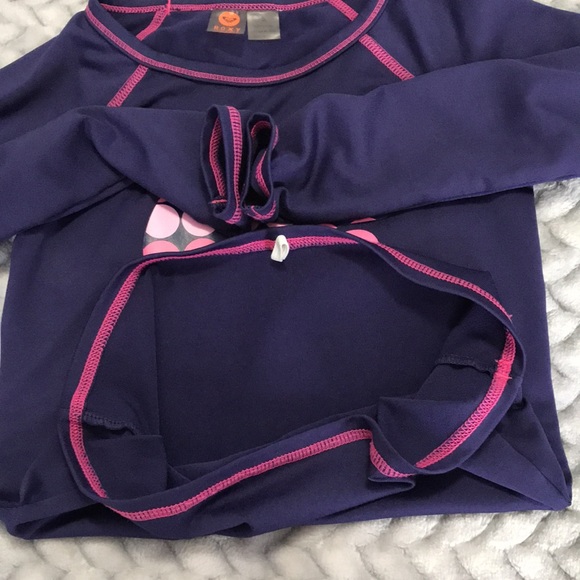 Roxy Girl Rashgard, Purple, Size 5 - Picture 5 of 6
